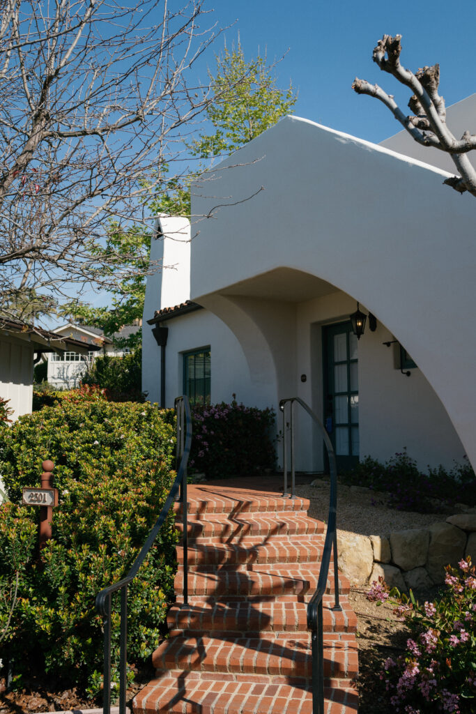 Spanish-style architecture at Belmond El Encanto wedding venue